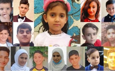 Gaza llora a los 16 niños palestinos muertos en 3 días de bombardeos
