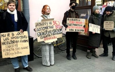 Ucrania: El grupo feminista de Lviv Bilkis acosado por fascistas