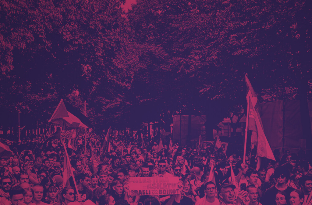 Adierazpena | Palestinaren alde greba orokor baterantz